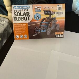 Blue and Black Learning Solar Robot Kit